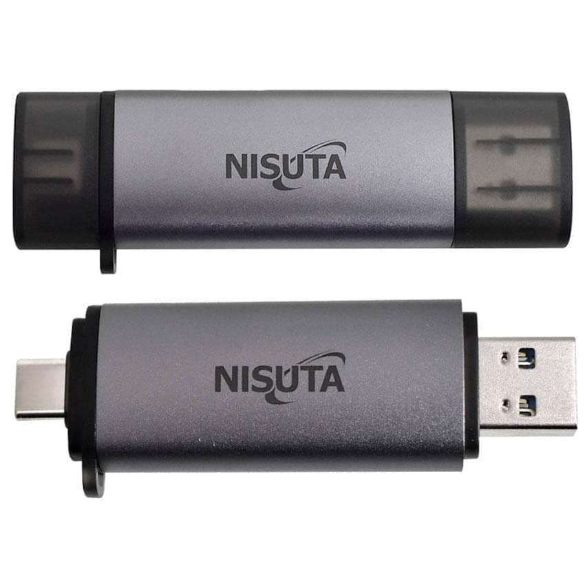 Lector Tarjeta Sd-Microsd Tipo C 3.1-Microusb-Usb Nisuta Ns-Cruc3